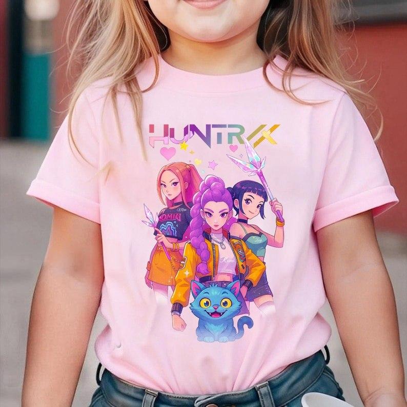 Kpop Huntrix Shirt, Demon Hunters Shirt, Saja Girls Shirt, Derpy Tiger, Huntrix Merch, Anime Lover Gift, Saja Boys Kpop...