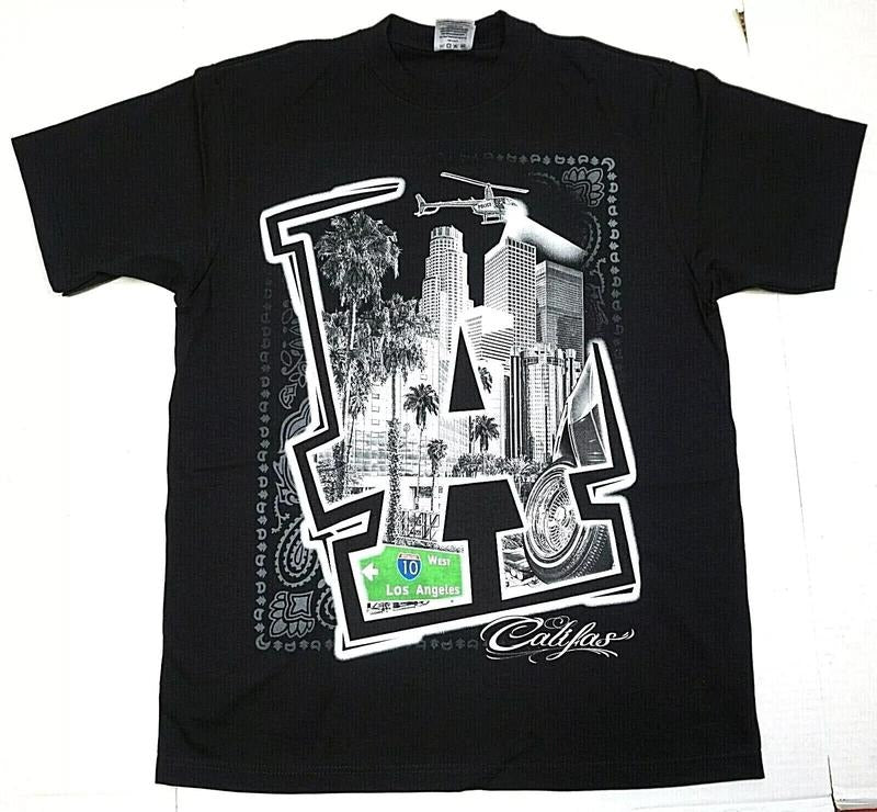 L0s A.ngeles City T-shirt LA California Califas Urban Cotton Streetwear Tshirt Hoodie, Sweatshirt | TeeBloomCo.com