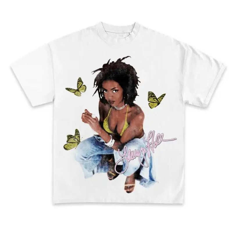 LAURYN HILL T-SHIRT  Vintage Rap Tee 90s Shirt Fan Gift Hoodie, Sweatshirt | TeeBloomCo.com
