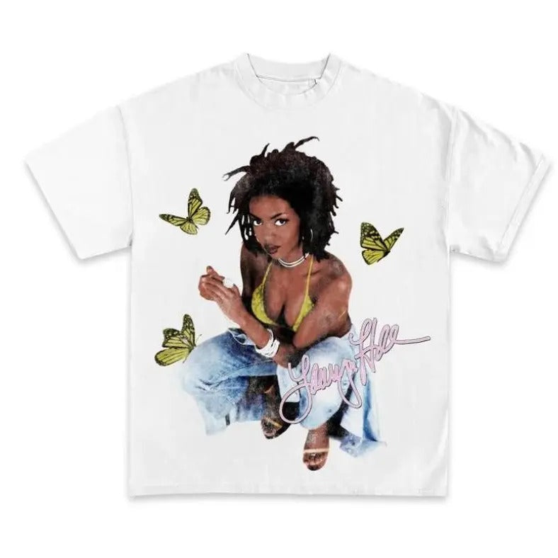 LAURYN HILL T-SHIRT Vintage Rap Tee 90s T-Shirt Unisex Gift For All Fans S-3XL Hoodie, Sweatshirt | TeeBloomCo.com