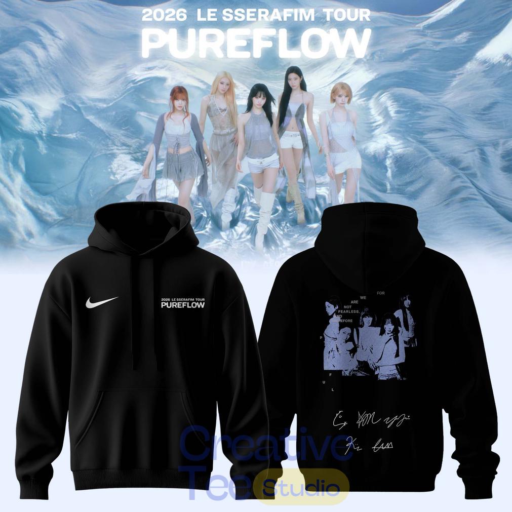 LE SSERAFIM “PUREFLOW” Tour 2026 Edition Signature Hoodie