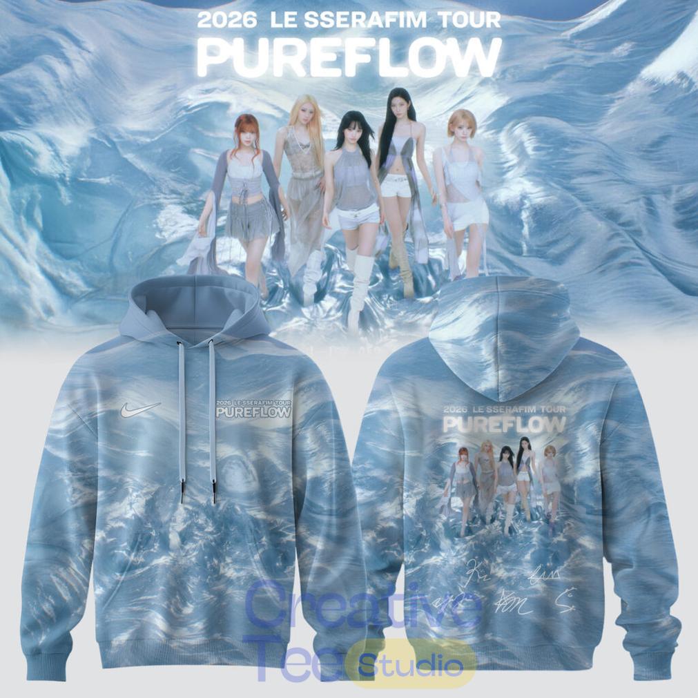 LE SSERAFIM “PUREFLOW” Tour 2026 Edition Signature Hoodie