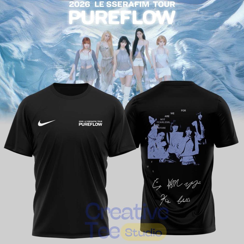 LE SSERAFIM “PUREFLOW” Tour 2026 Edition Signature Shirt