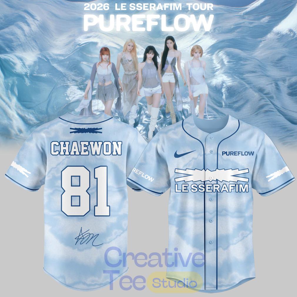 LE SSERAFIM “PUREFLOW” Tour 2026 Limited Signature Jersey
