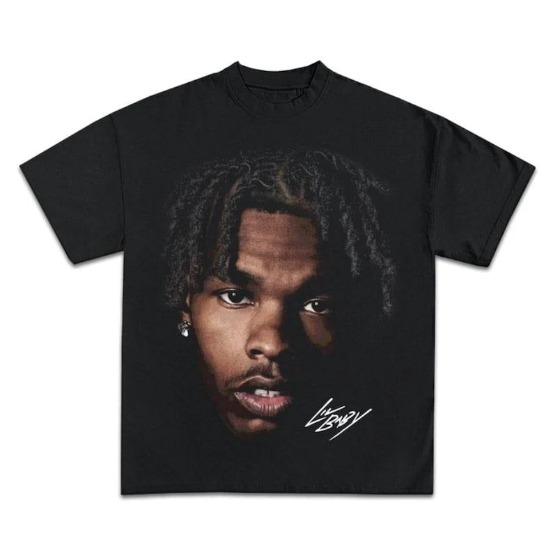 LIL BABY T-SHIRT Rap Tee Concert, Style Face Tee, Harder Than Ever Young Thug Gunna Hip Hop Graphic Print Hoodie, Sweatshirt