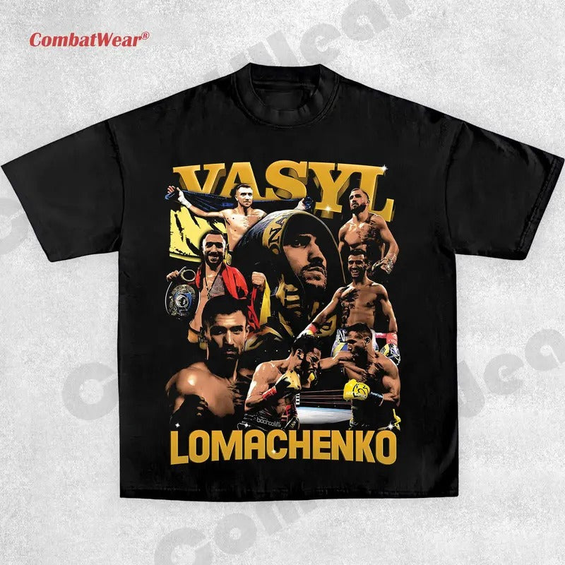 LOMACHENKO V2 TEE ,Boxing T-shirt, Fighter Tee, Boxer Shirt, Sports Shirt, Boxing Merch, Vintage Boxing Tee, Graphic...