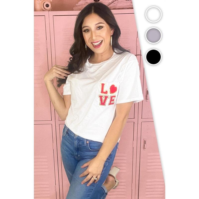 LOVE Pocket T-Shirt Hoodie, Sweatshirt | TeeBloomCo.com