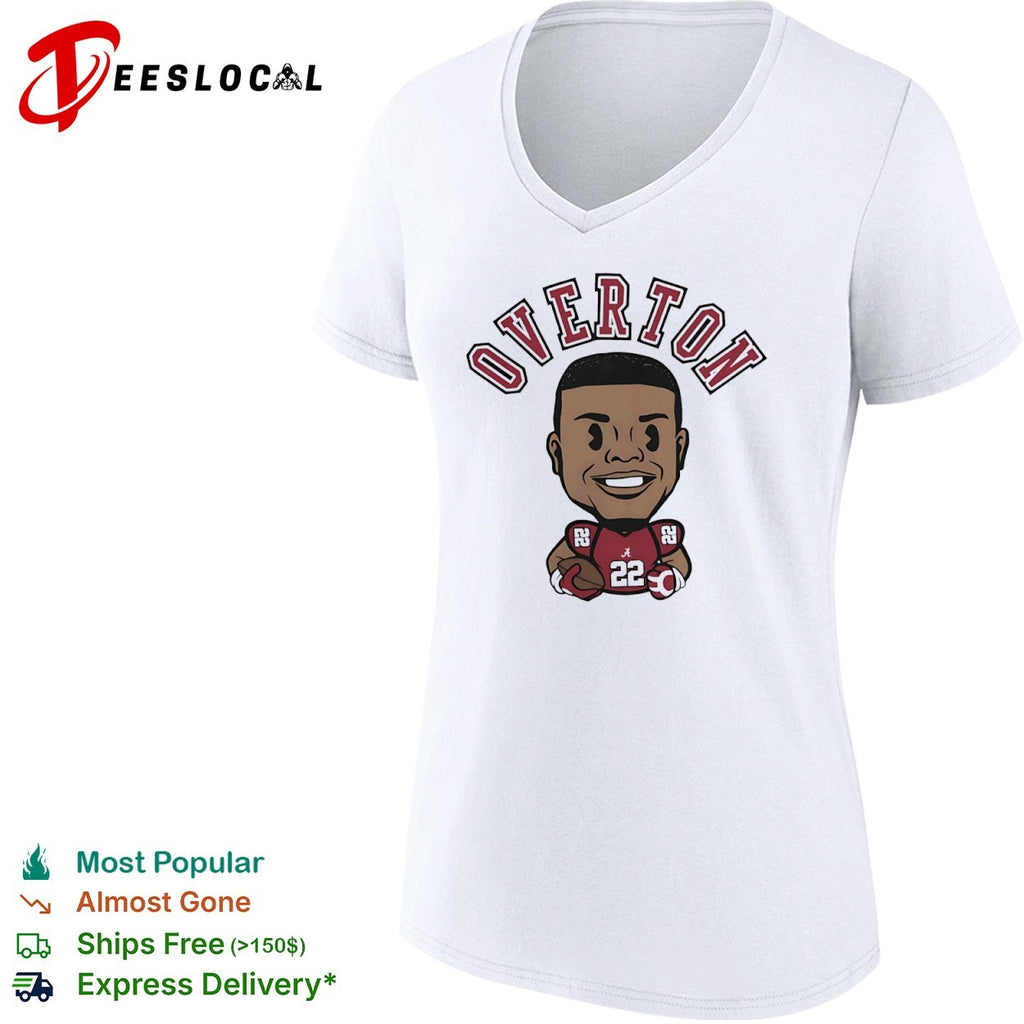 LT Overton Alabama Crimson Tide football chibi shirt