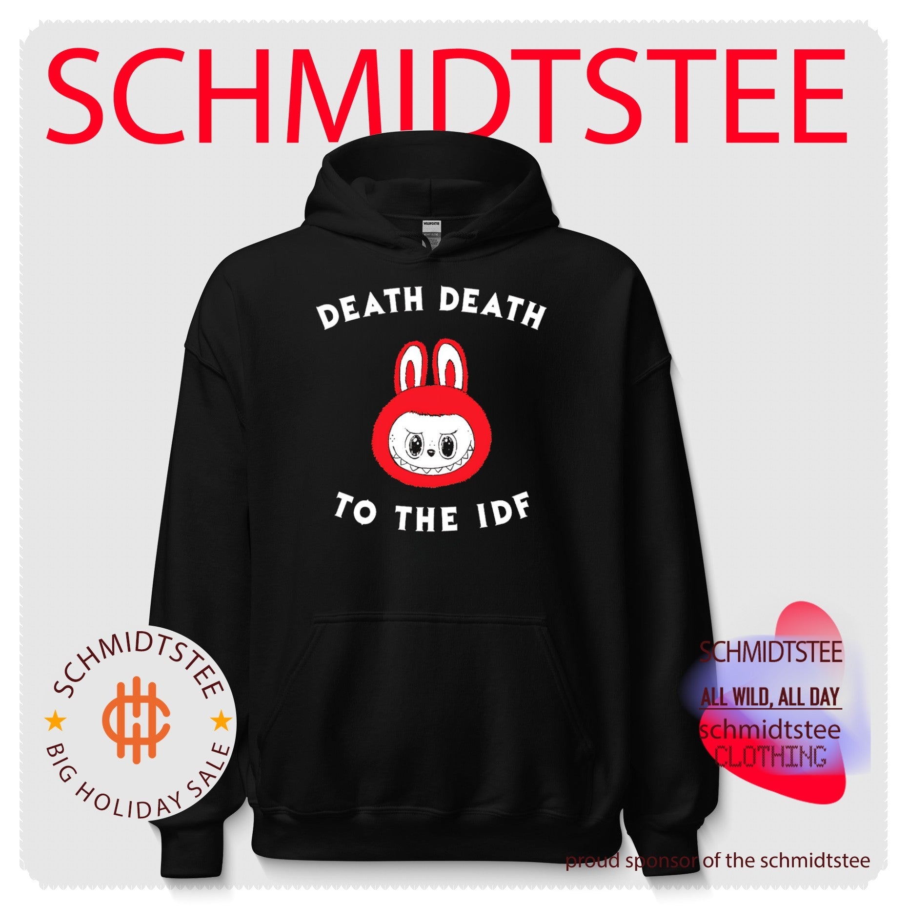 Labubu Death to the IDF Pop Mart Protest Art shirt