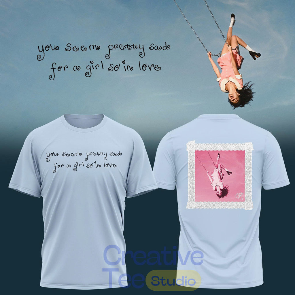 Lace Album Cover Blue T-Shirt
