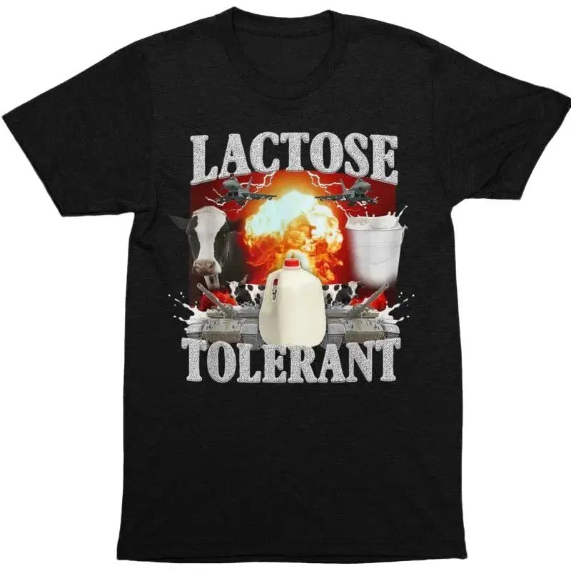 Lactose Tolerant T-Shirt Menswear Top Underwear Tshirt Streetwear Tropical Hoodie, Sweatshirt | TeeBloomCo.com