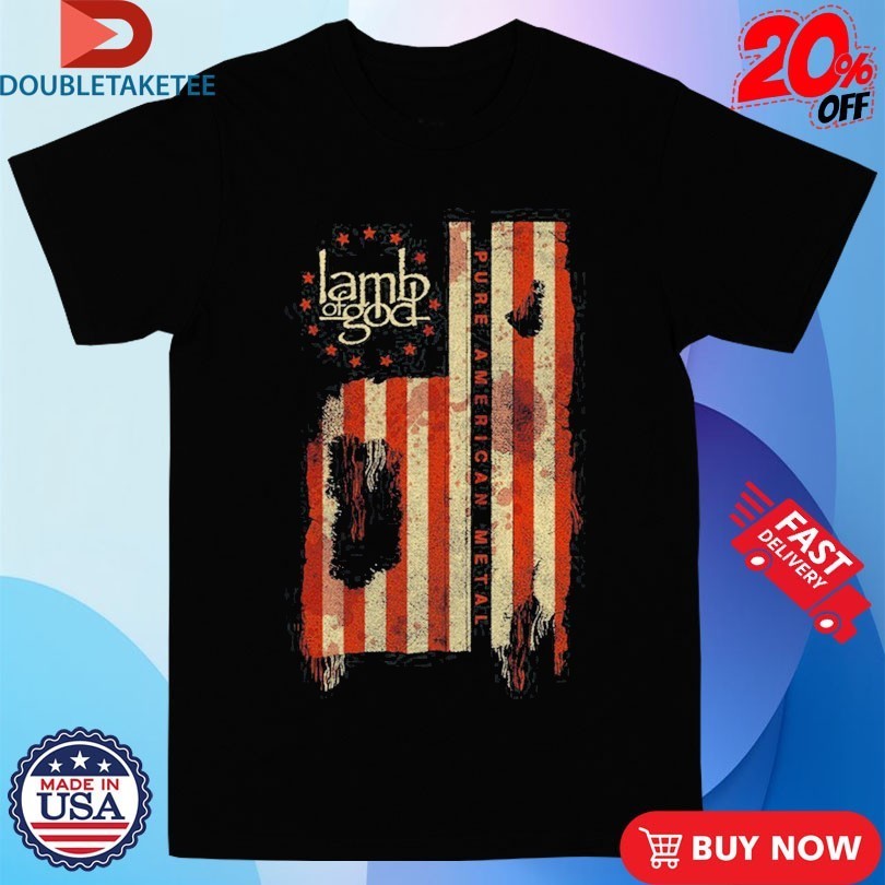 Lamb Of God Pure American Metal Flag Shirts