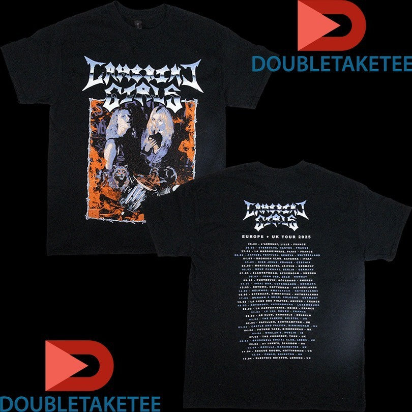 Lambrini Girls EU UK 2025 Tour Dates Shirts