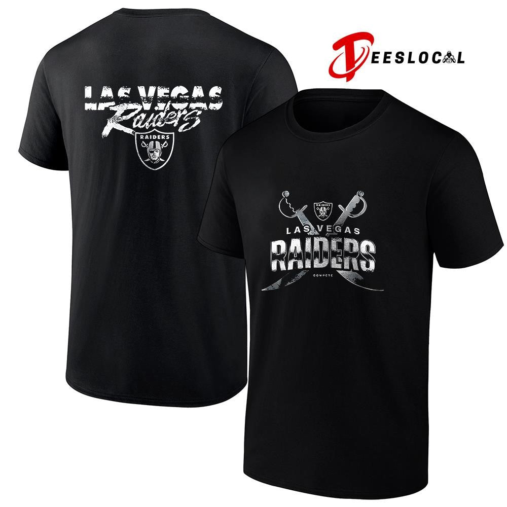 Las Vegas Raiders head to New England graphic shirt