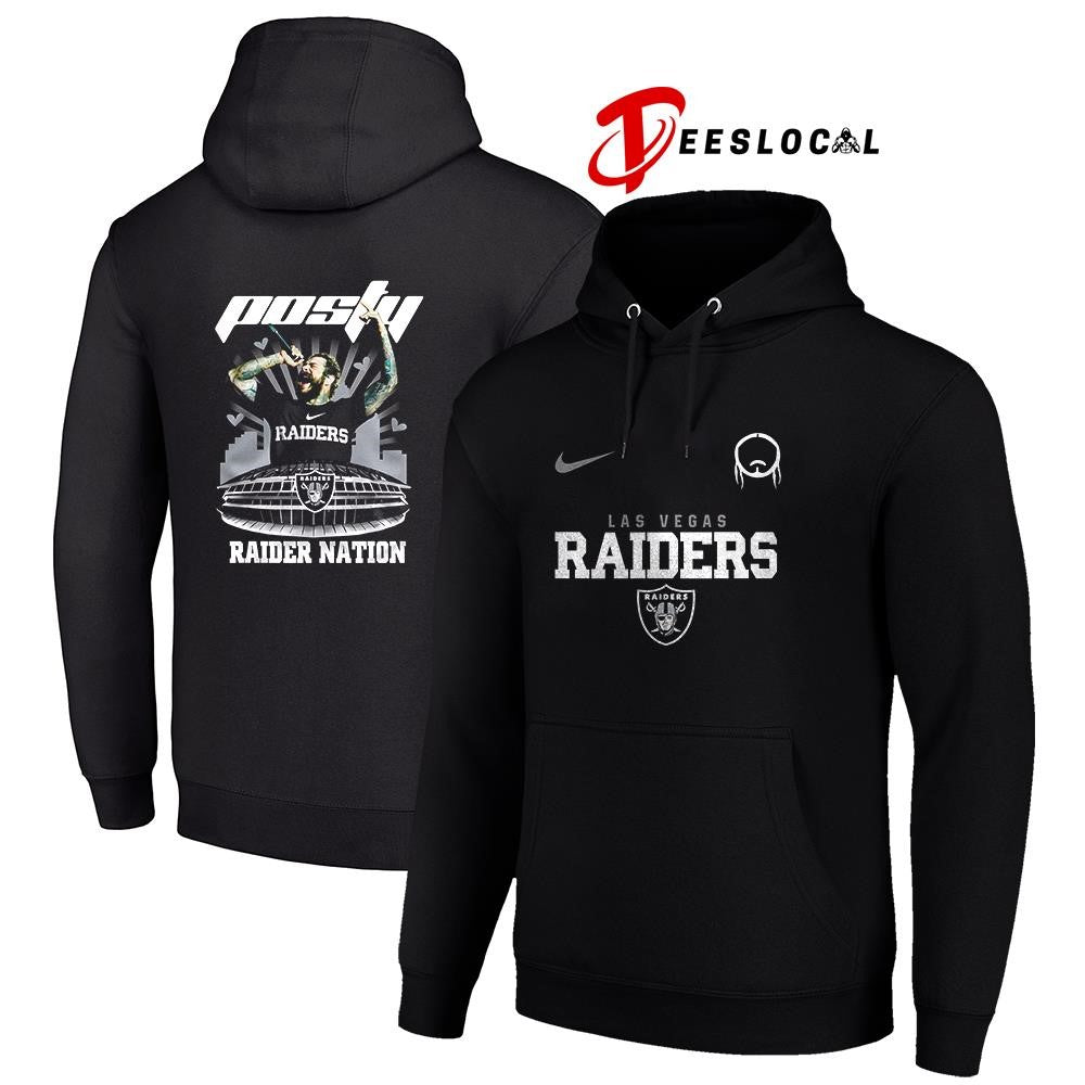 Las Vegas Raiders x Post Malone Posty stadium shirt