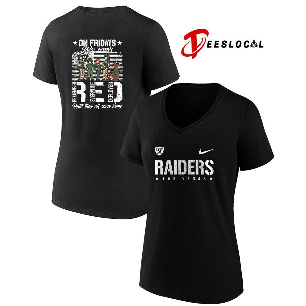Las Vegas Raiders x Scooby Doo on friday we wear RED until they all come home shirt