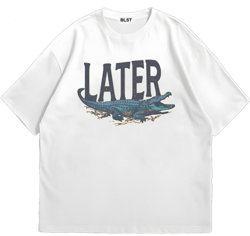 Lateeer Gator T-Shirt Soft Cotton Great for On-the-Go Looks Comfy Cotton Hoodie, Sweatshirt | TeeBloomCo.com