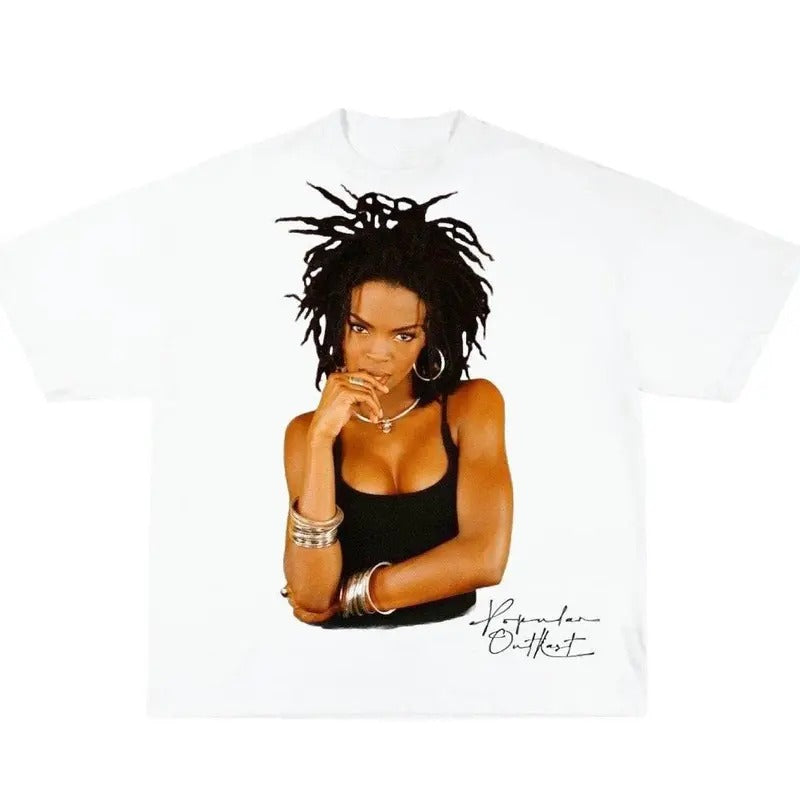Lauren Hill T-shirt, Vintage 90s Bootleg Streetwear Shirt. Hoodie, Sweatshirt | TeeBloomCo.com