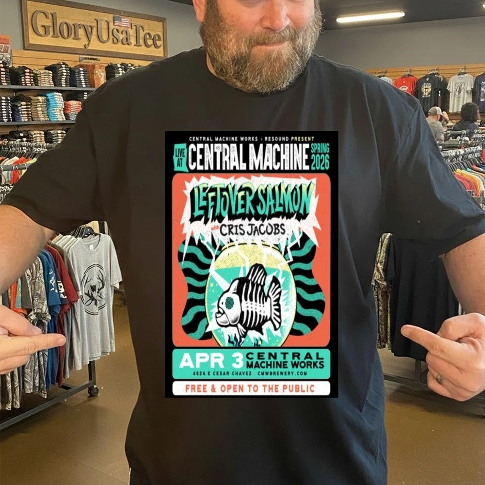 Leftover Salmon April 3 2026 Austin, Texas Poster Shirt