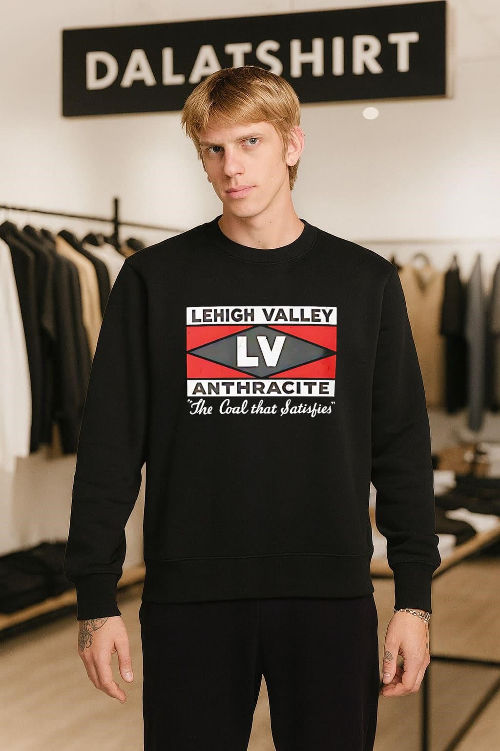 Lehigh Valley Anthracite The Coal That Satisfies shirt
