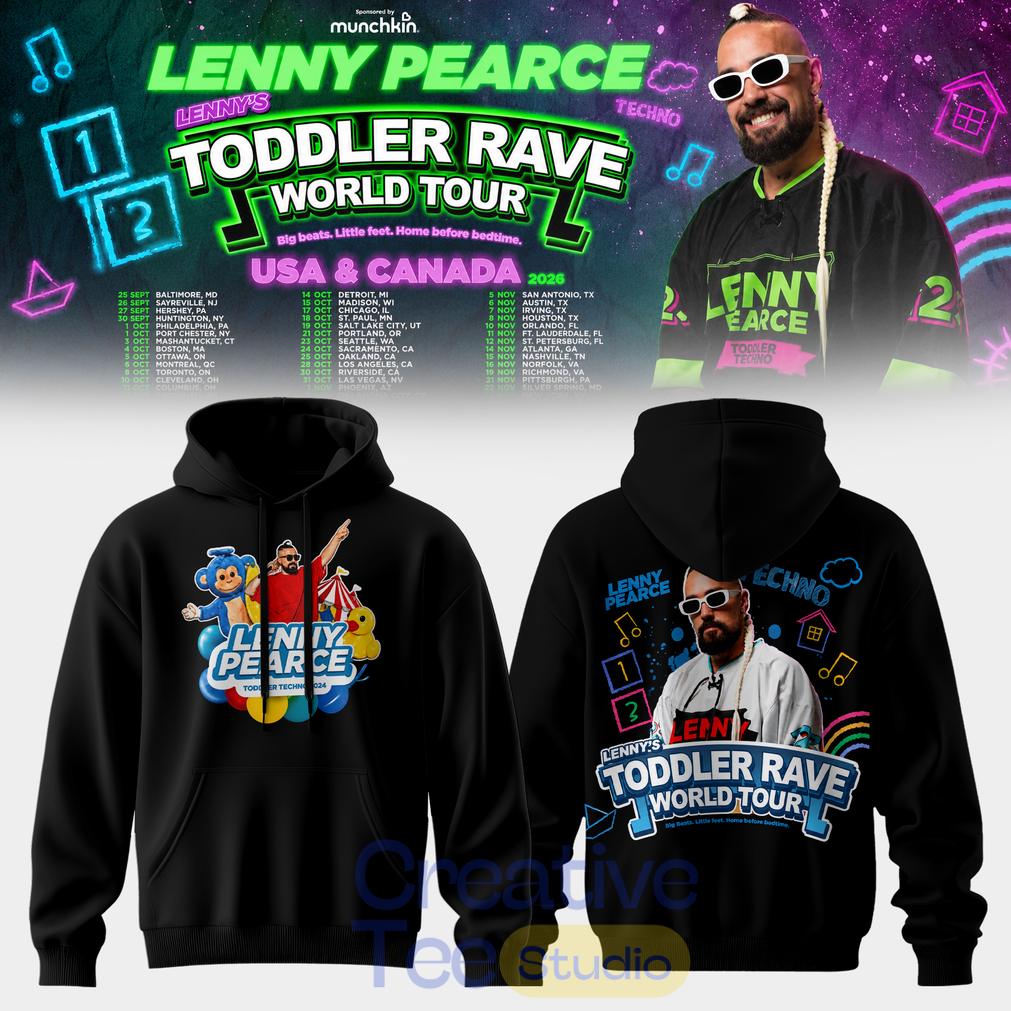 Lenny Pearce Toddler Rave World Tour Edition Hoodie – Special For Fans