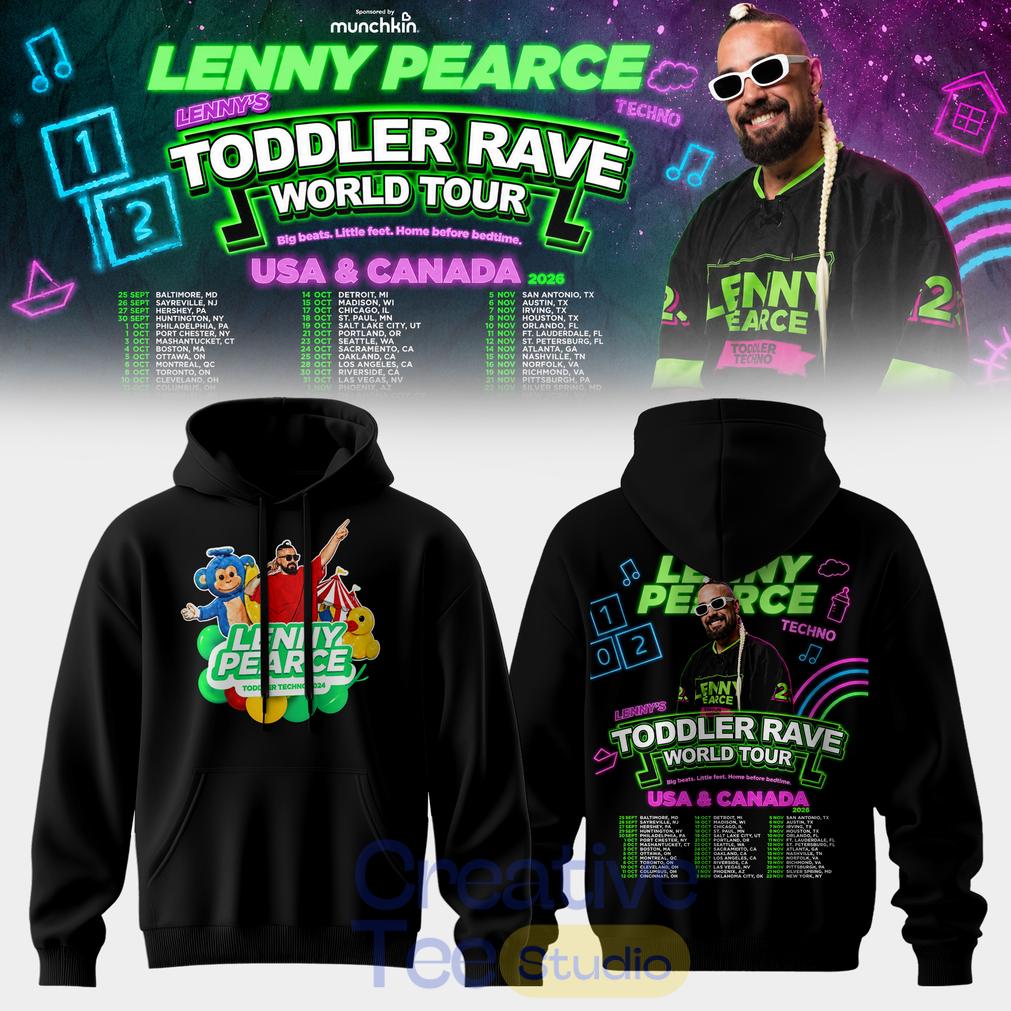 Lenny Pearce Toddler Rave World Tour Edition Hoodie – Special For Fans