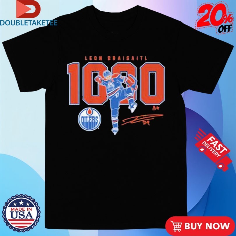 Leon Draisaitl 1000 Career NHL Points Edmonton Oilers Shirts