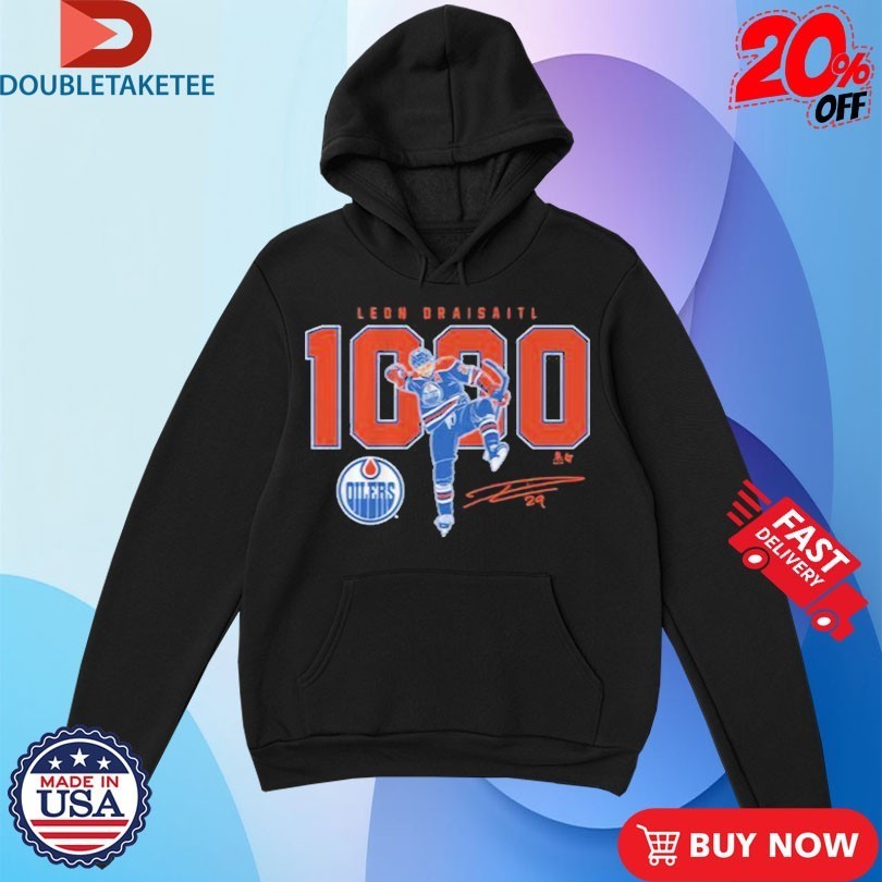 Leon Draisaitl 1000 Career NHL Points Edmonton Oilers Shirts