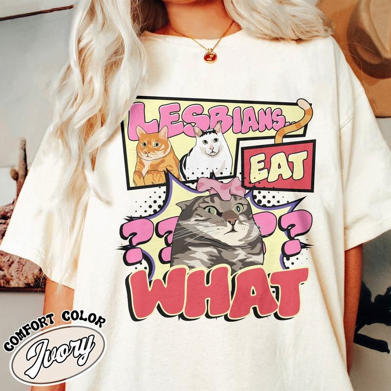 Lesbian Eat What Comfort Colors Shirt, Busy Thinking Shirt, Lesbian Shirt, Pride Month Shirt, Live Laugh Lesbian, Lesbian...
