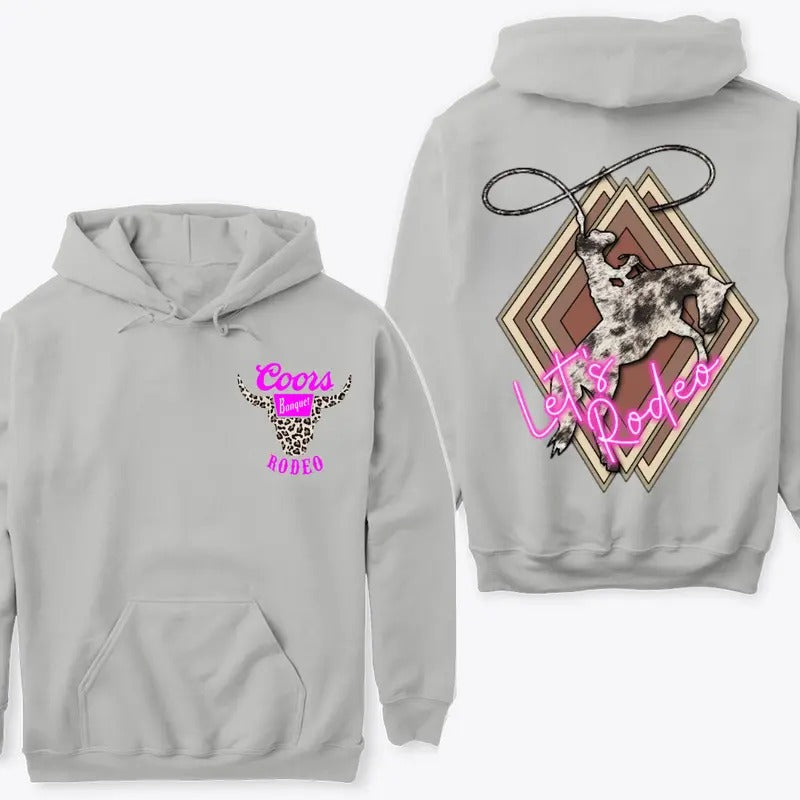 Let's Rodeo Hoodie Sweatshirt TShirt | TeeBloomCo.com