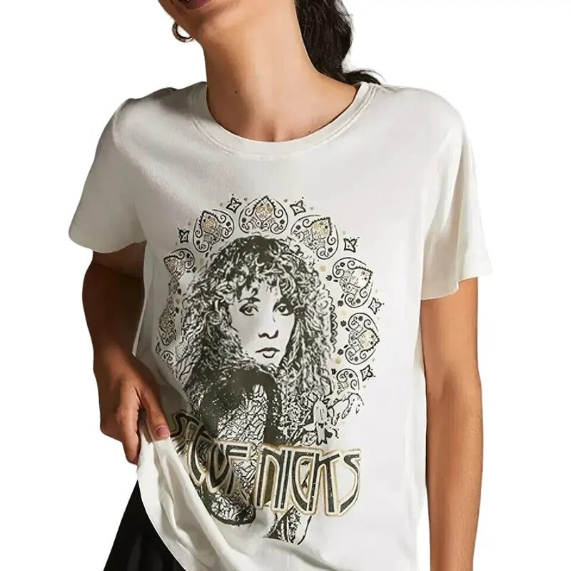 LetLuv Anthropologie Stevie Nicks Retro-Style T-Shirt Collection Hoodie, Sweatshirt | TeeBloomCo.com