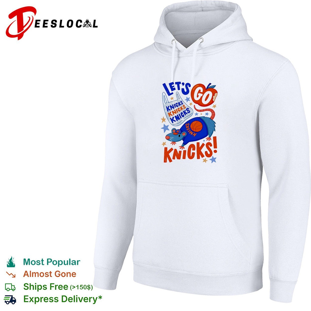Let’s Go New York Knicks Cute Possum Rat Graphic shirt