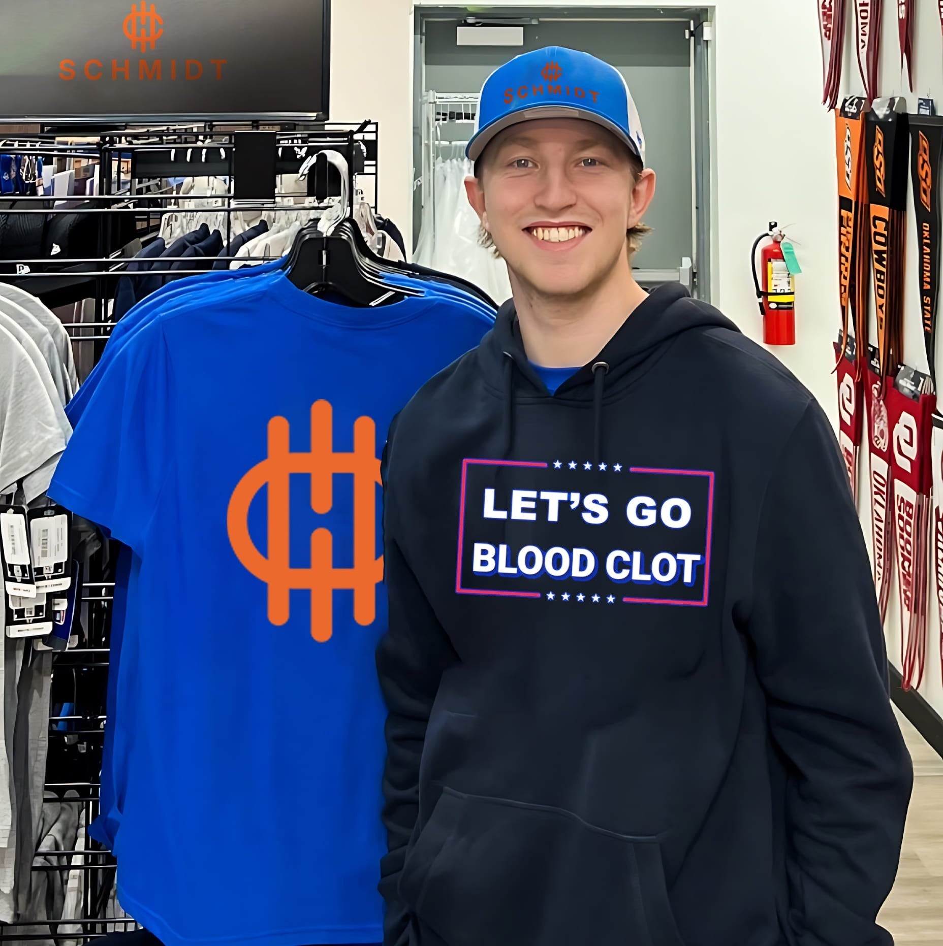 Let’s go blood clot shirt