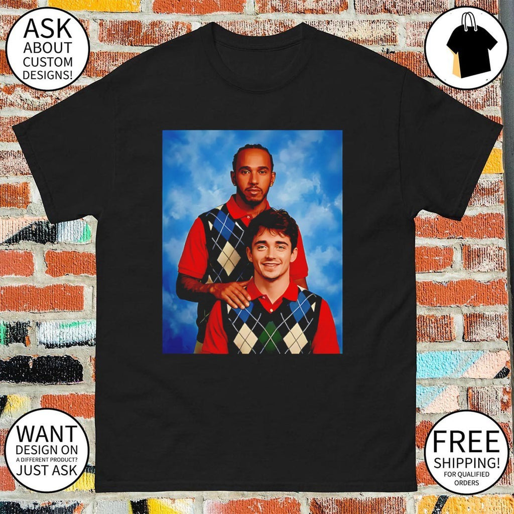 Lewis Hamilton and Charles Awkward Formula Racing Step Brothers vintage shirt