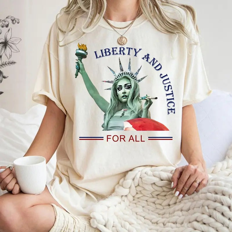 Liberty And Justice For All T-shirts, Hoodie, Sweatshirt | TeeBloomCo.com
