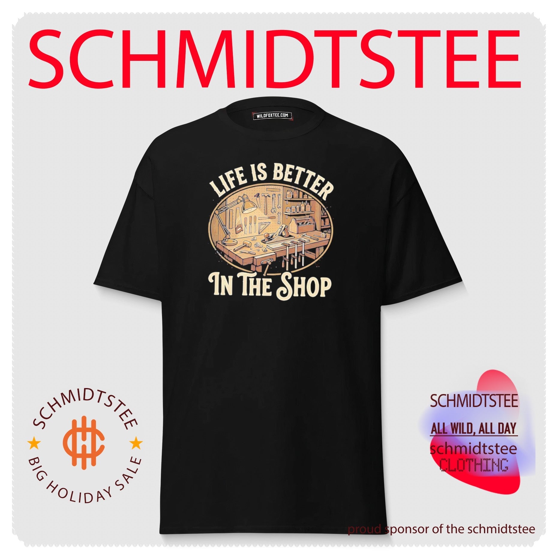 Life Is Better in the Shop Woodworking Vintage shirt