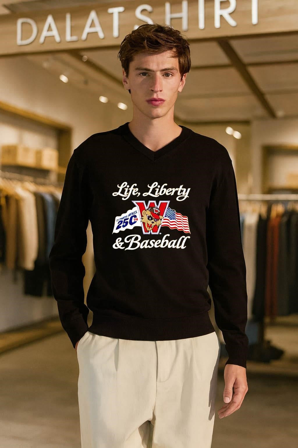 Life Liberty and Baseball Wisconsin Timber Rattlers 25th Anniversary shirt