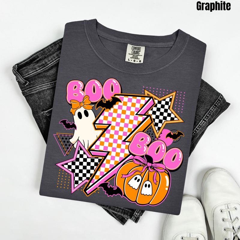 Lightning Checker Boo Scene Comfort Colors T-Shirt 'NLB' Hoodie, Sweatshirt | TeeBloomCo.com