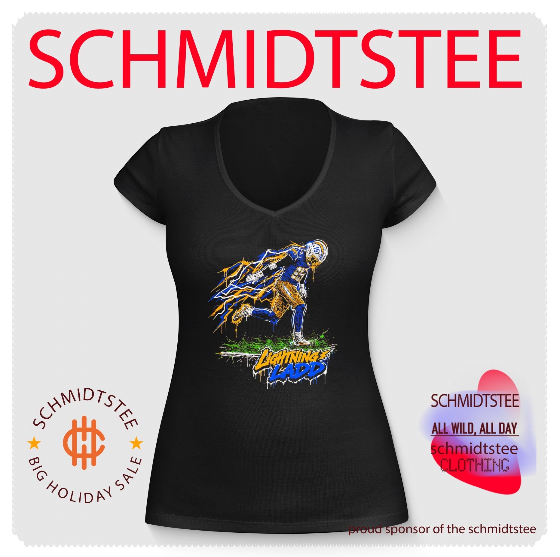 Lightning Ladd McConkey Los Angeles Chargers art shirt