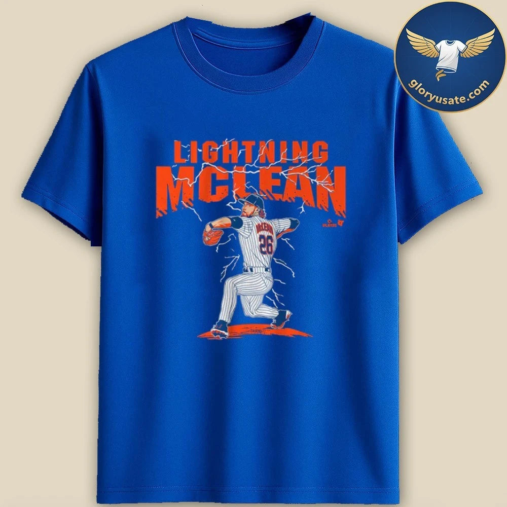 Lightning Nolan McLean 26 New York Baseball Shirt
