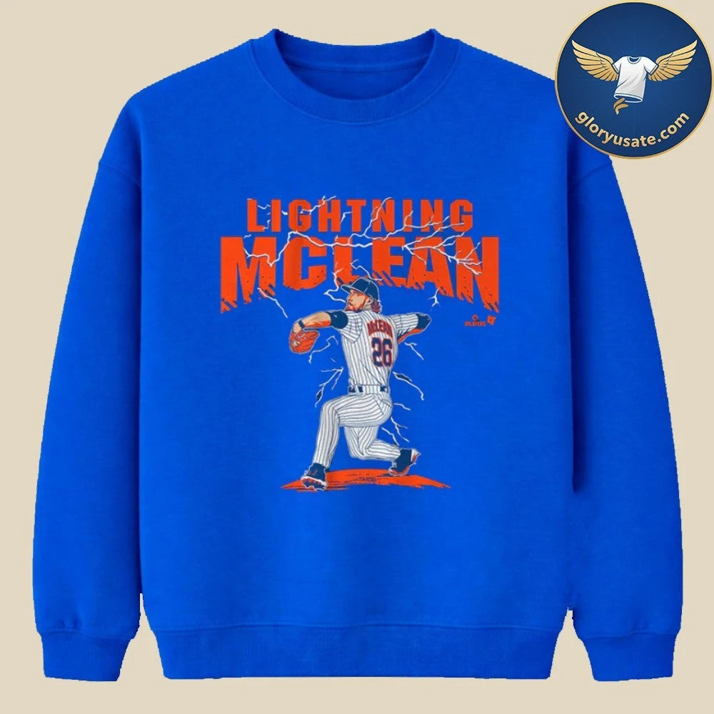 Lightning Nolan McLean 26 New York Baseball Shirt