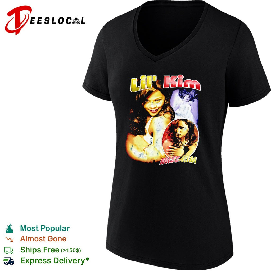 Lil Kim Miss Kim Rap Music Artist Hip Hop Icon 90s Queen of Rap shirt