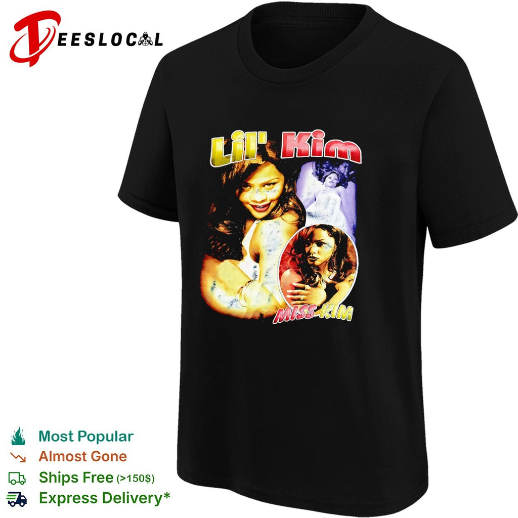 Lil Kim Miss Kim Rap Music Artist Hip Hop Icon 90s Queen of Rap shirt