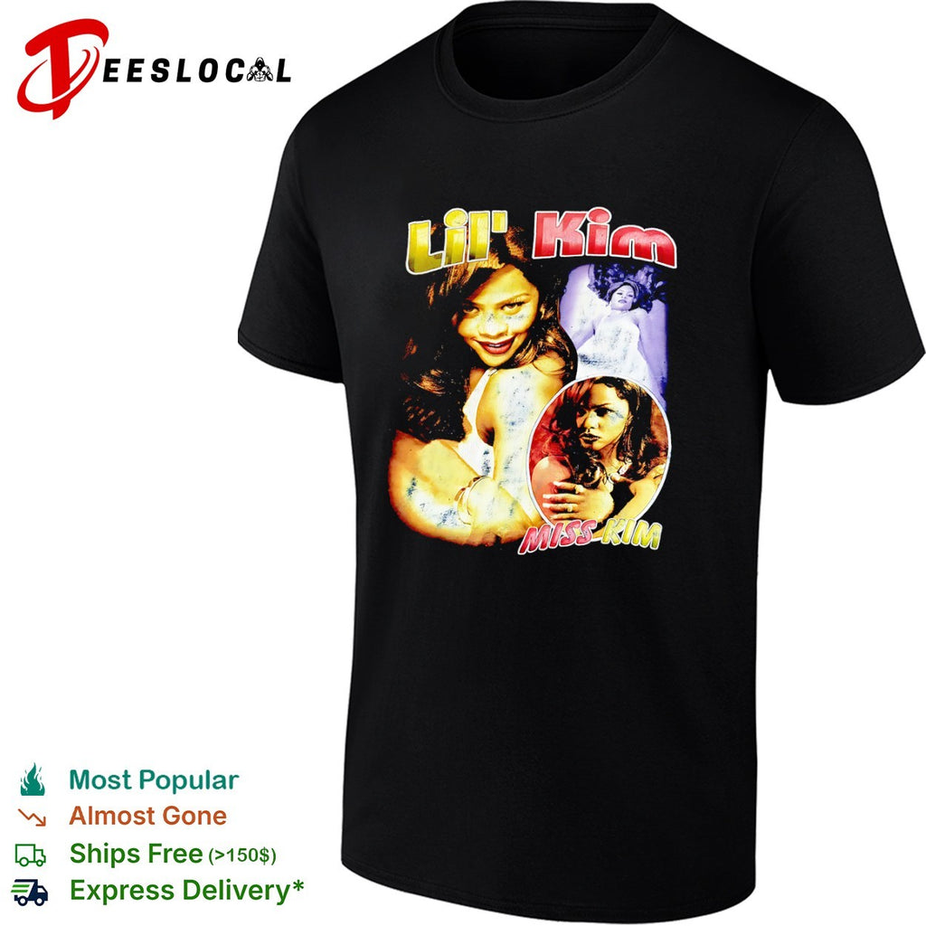 Lil Kim Miss Kim Rap Music Artist Hip Hop Icon 90s Queen of Rap shirt