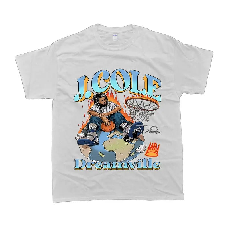 Limited J Cole Dreamville Vintage T-Shirt For Men For Women Hoodie, Sweatshirt | TeeBloomCo.com