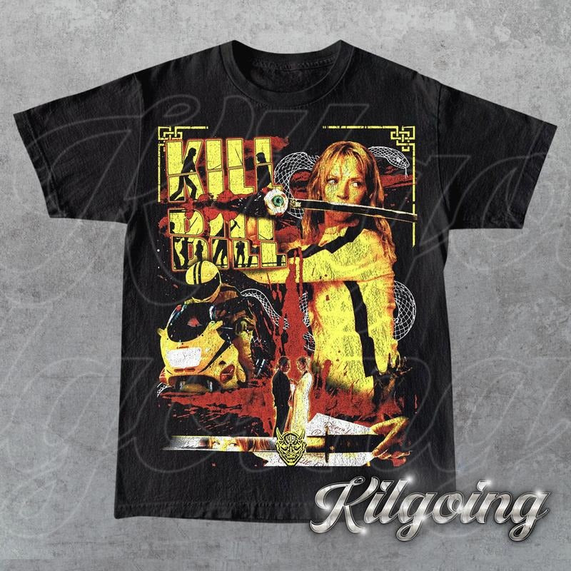 Limited Killbill Vintage 90s T-Shirt, Gift For Woman and Man Unisex T-Shirt Hoodie, Sweatshirt | TeeBloomCo.com