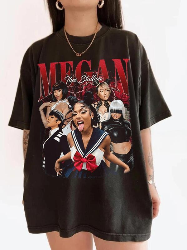 Limited Megan Thee Stallion Shirt Tour 2024, Vintage Megan Thee Stallion 90s Shirt, Rapper Megan Thee Stallion Tour 2024...