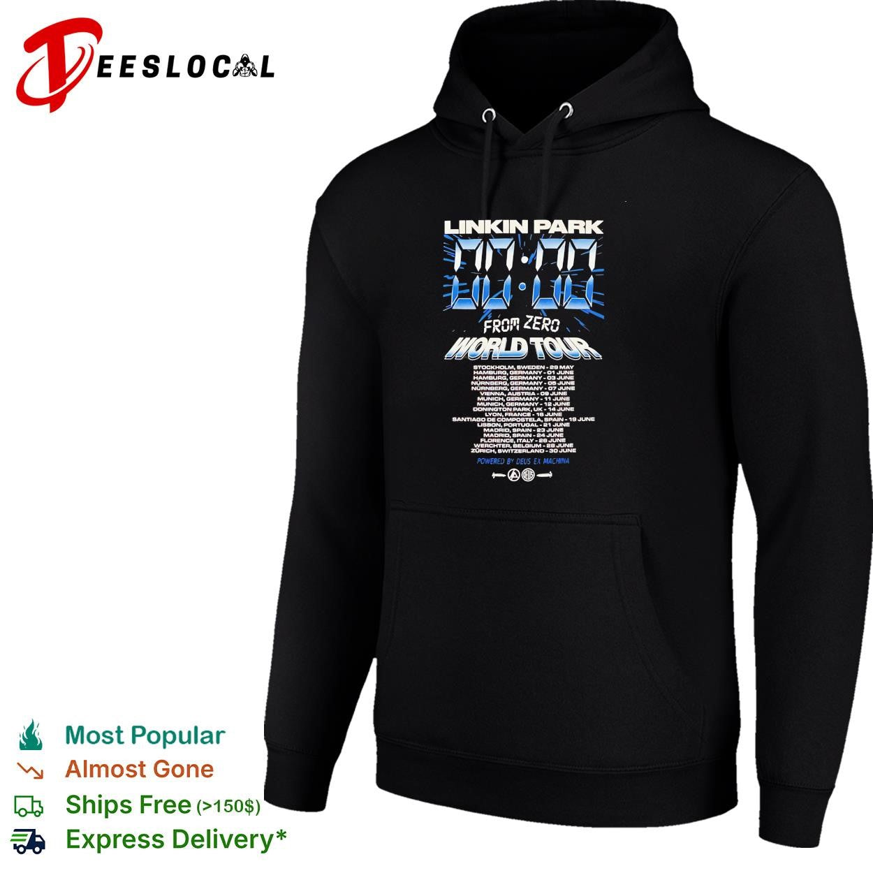Linkin Park From Zero World Tour X Deus Ex Machina 2026 For Download Festival Zero Time shirt