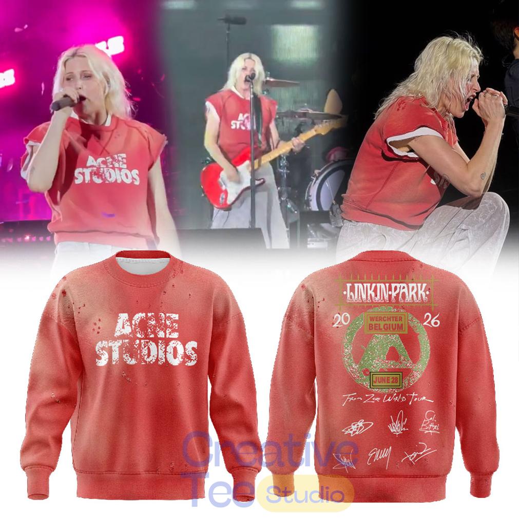 Linkin Park From Zero World Tour in Belgium Sweatshirt