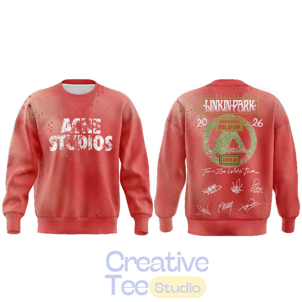 Linkin Park From Zero World Tour in Belgium Sweatshirt